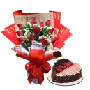 valentines flower and cake to cebu