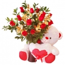 valentines day flower and teddy bear to cebu