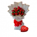 valentines flower with chocolate to cebu