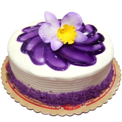 Ube Bloom Cake by Red Ribbon