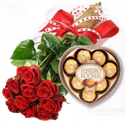 Delivery  anniversary gift rose & chocolate To Philippines